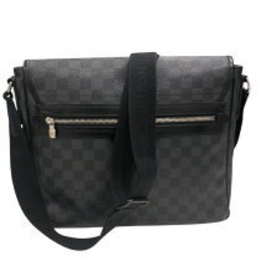 Louis Vuitton Damier Graphite Ebene Bag Black Shoulder Daniel Brown Black